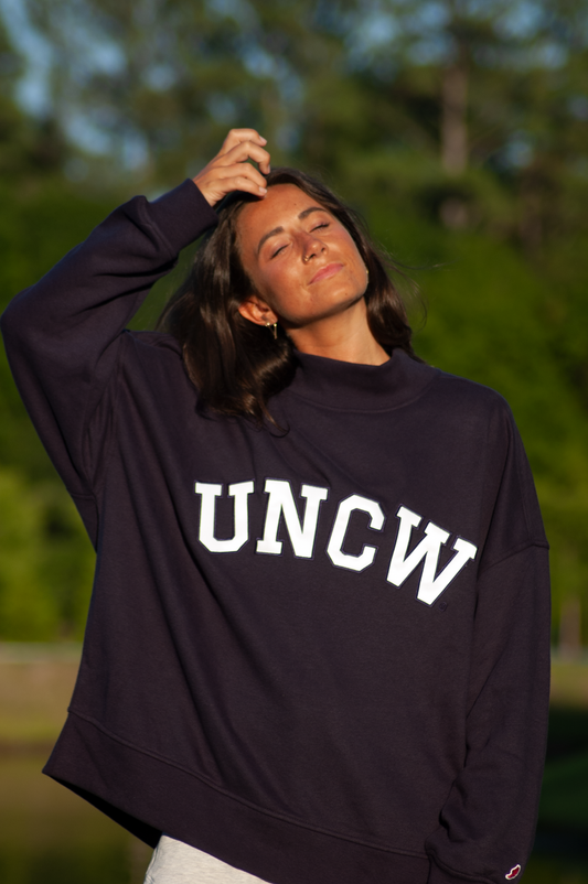 UNCW Full Length Mockneck