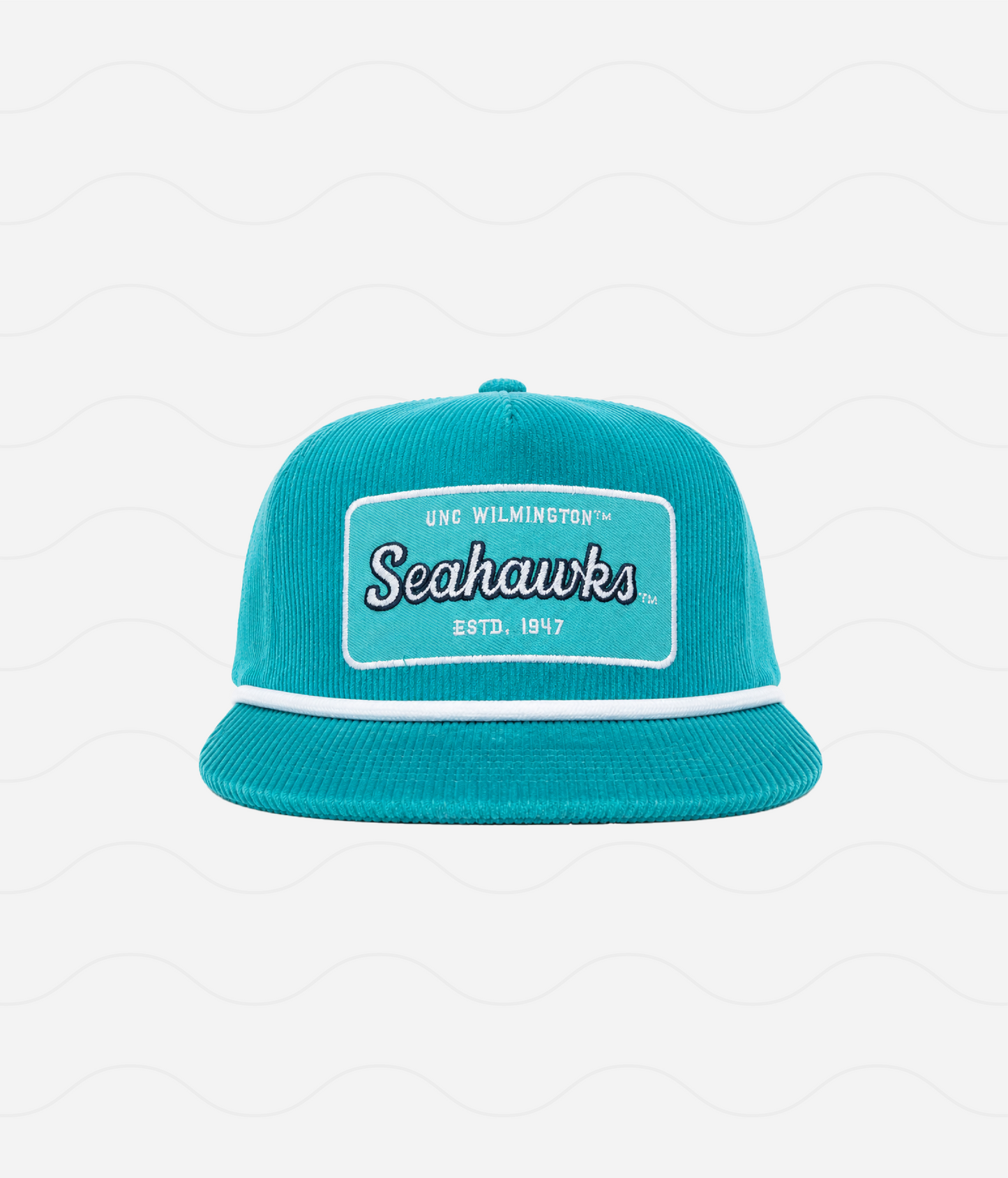 UNCW Seahawks Corduroy Rope Patch Hat