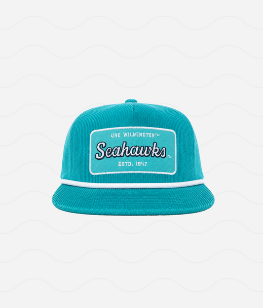 UNCW Seahawks Corduroy Rope Patch Hat