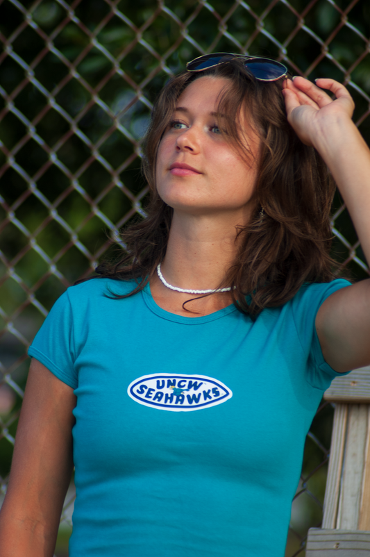 Vintage UNCW Seahawks Baby Crop T-Shirt