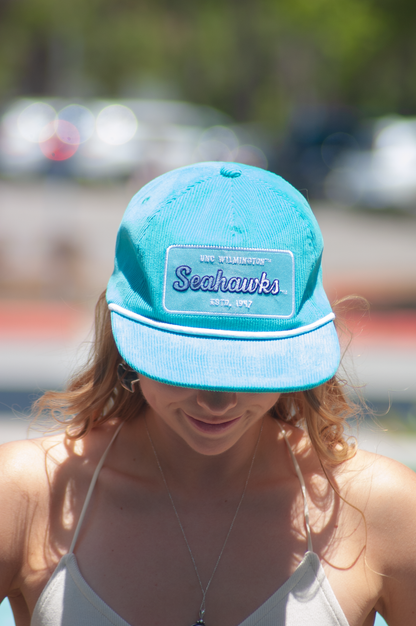 UNCW Seahawks Corduroy Rope Patch Hat