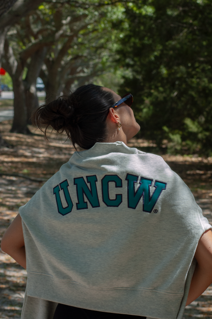 UNCW Cropped Mockneck