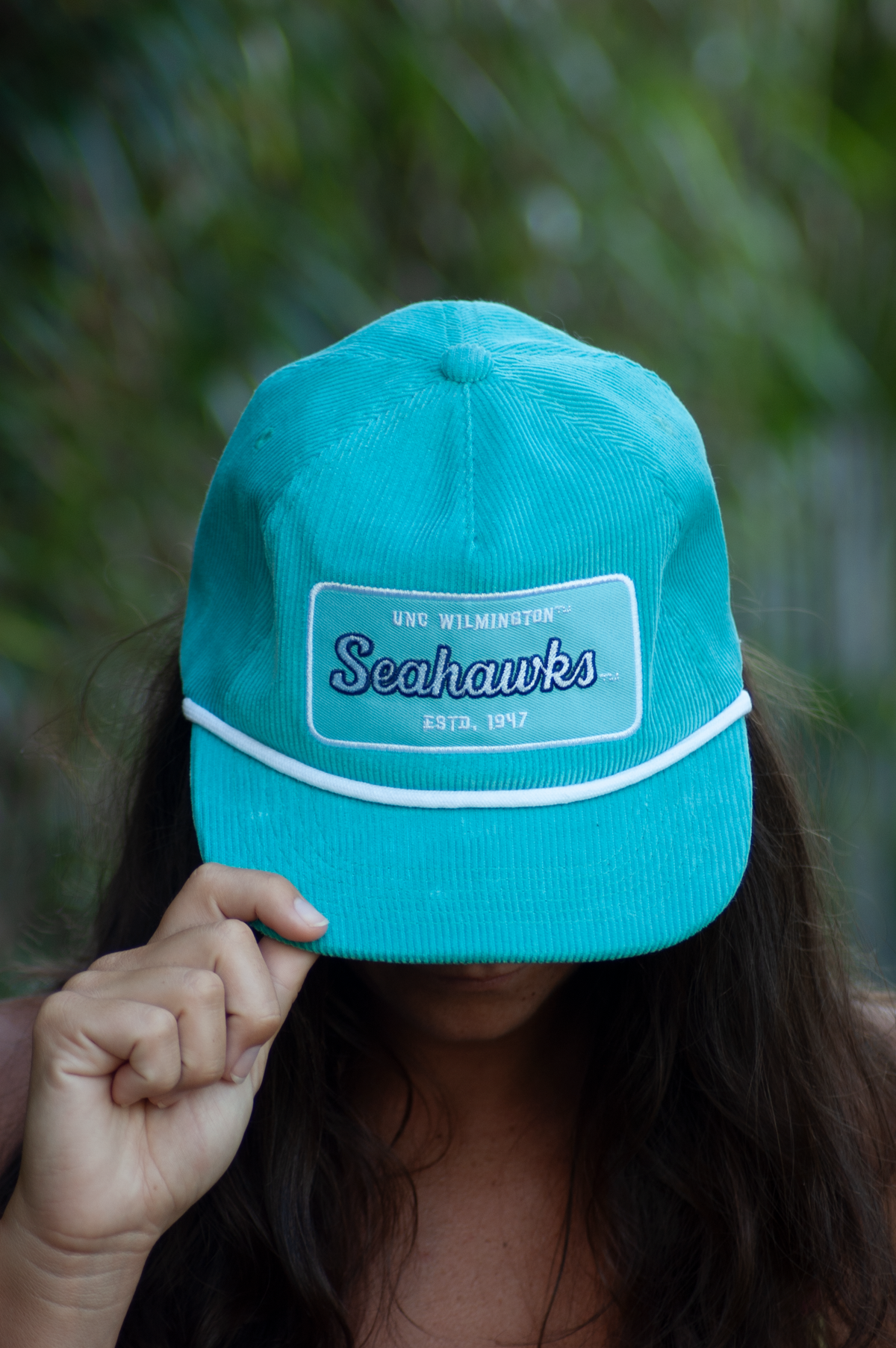UNCW Seahawks Corduroy Rope Patch Hat